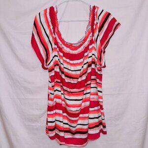 Lane Bryant Women's Plus Size Off The Shoulder Blouse Top size 22/24